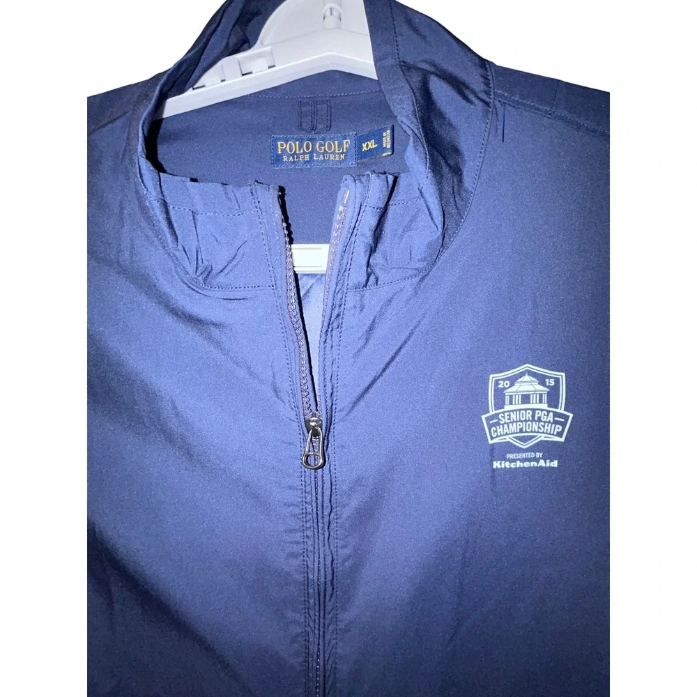 Polo Ralph Lauren Golf Men's XXL Navy Windbreaker Jacket Senior PGA Championship